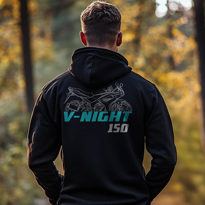 CFMoto V-Night 150 2010 - 2015 Inspired Hoodie - Motorcycle Sweatshirt for Riders