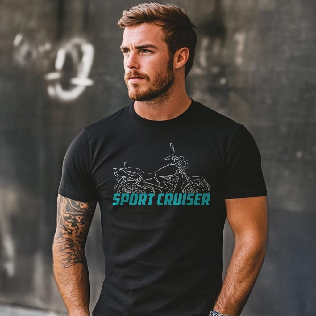 CFMoto V5 Sport Cruiser (CF250T-5) Inspired T-Shirt - Motorcycle Tee Shirt for Riders