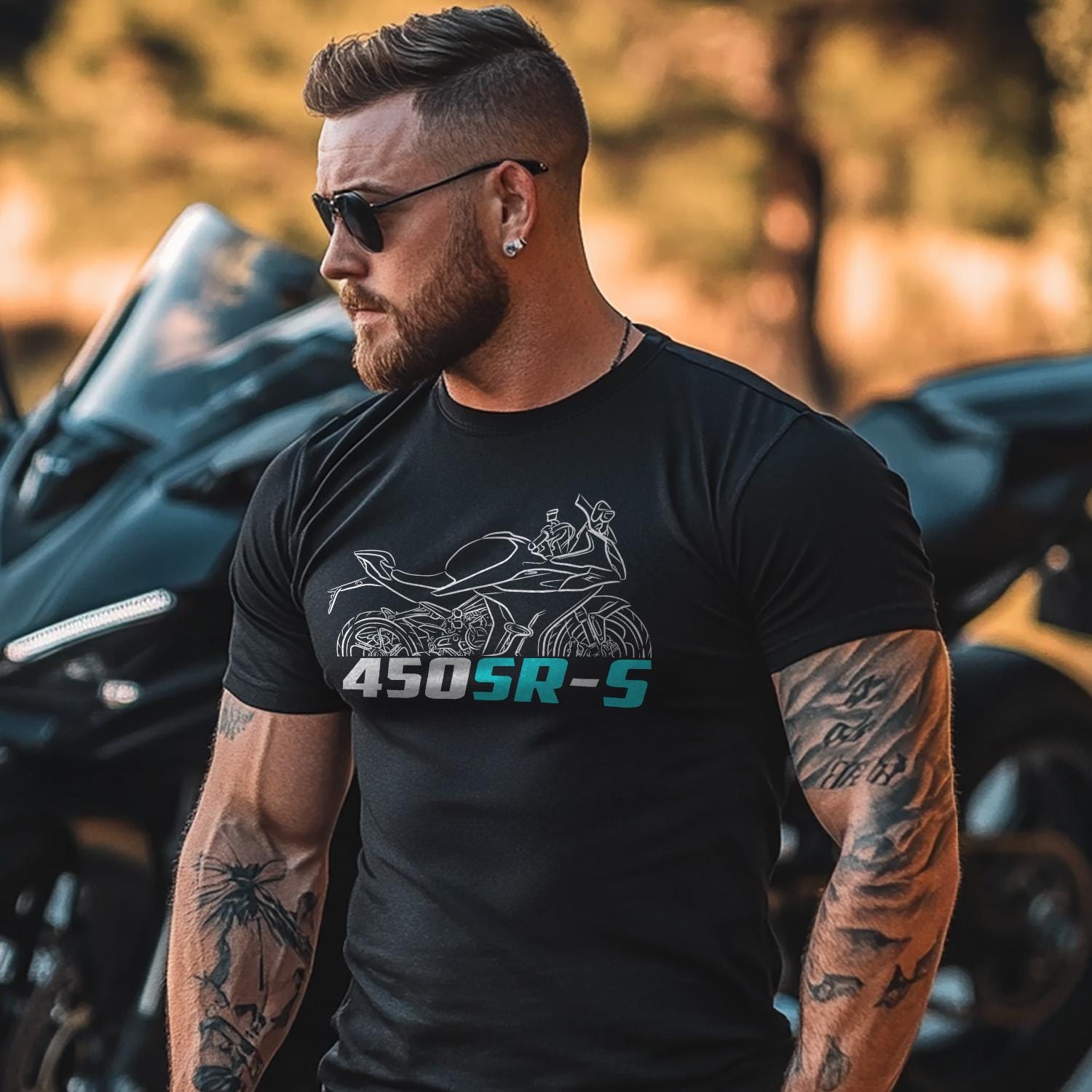 CFMoto 450SR-S 2024 Inspired T-Shirt - Motorcycle Tee Shirt for Riders