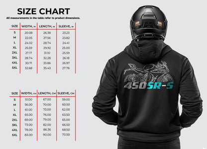 CFMoto 450SR-S 2024 Inspired Hoodie - Motorcycle Sweatshirt for Riders