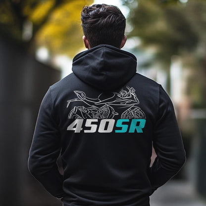 CFMoto 450SR 2023 - 2024 Inspired Hoodie - Motorcycle Sweatshirt for Riders