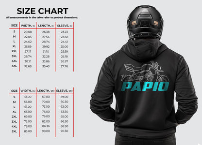 CFMoto Papio CL 2024 - 2025 Inspired Hoodie - Motorcycle Sweatshirt for Riders