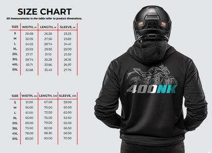 CFMoto 400NK 2017 - 2024 Inspired Hoodie - Motorcycle Sweatshirt for Riders