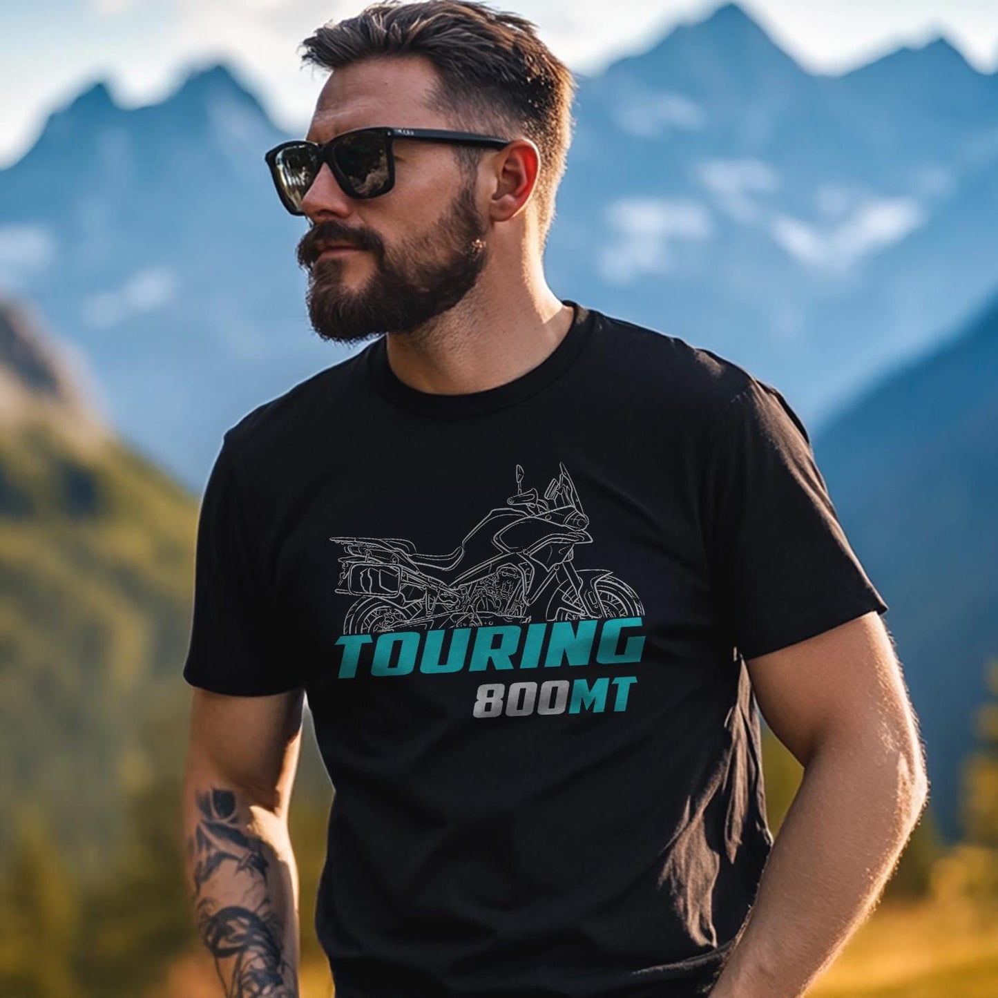 CFMoto 800MT Touring 2022 - 2024 Inspired T-Shirt - Motorcycle Tee Shirt for Riders