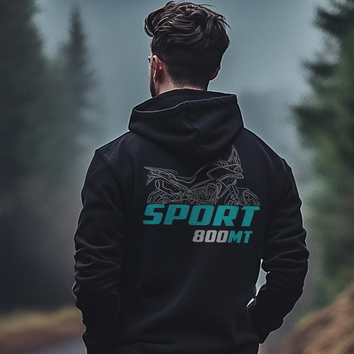 CFMoto 800MT Sport 2022 - 2024 Inspired Hoodie - Motorcycle Sweatshirt for Riders