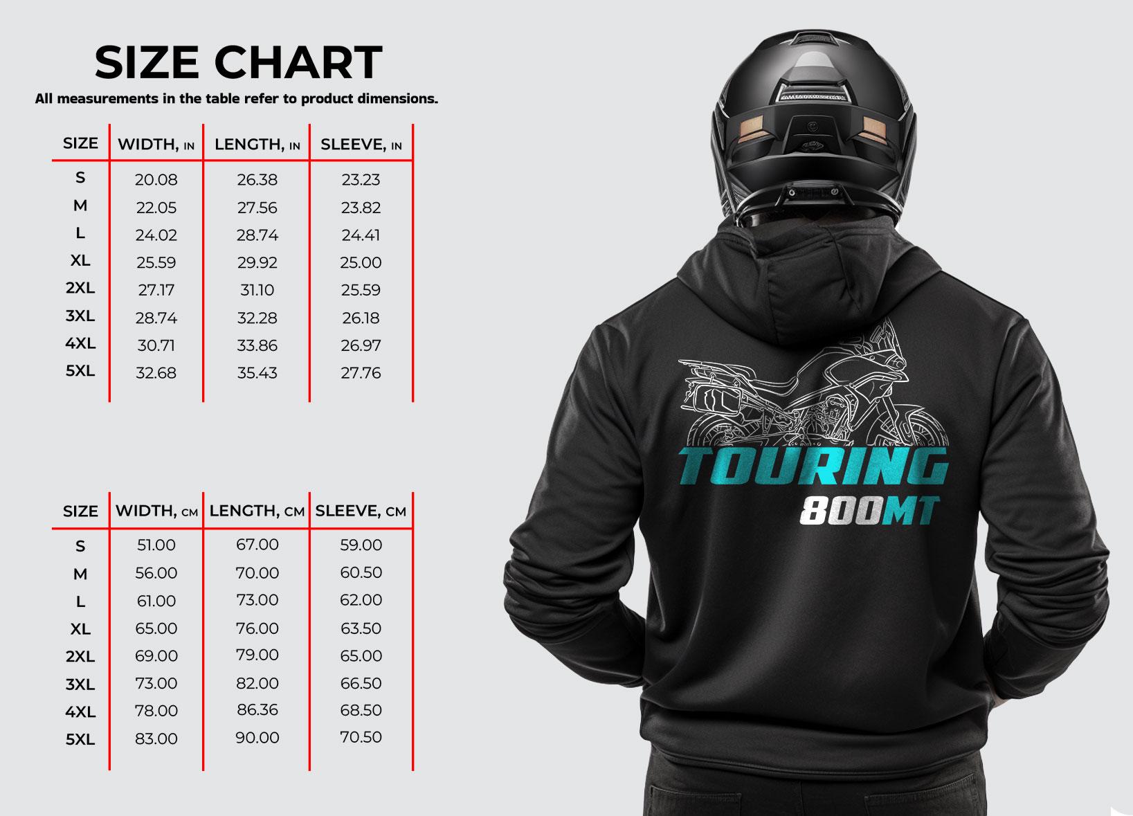 CFMoto 800MT Touring 2022 - 2024 Inspired Hoodie - Motorcycle Sweatshirt for Riders
