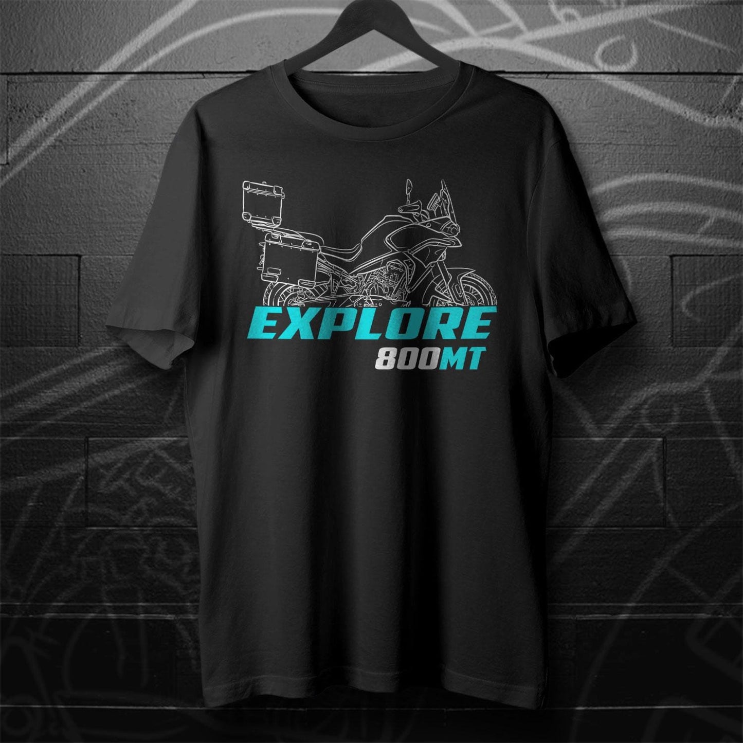 CFMoto 800MT Explore 2025 Inspired T-Shirt - Motorcycle Tee Shirt for Riders