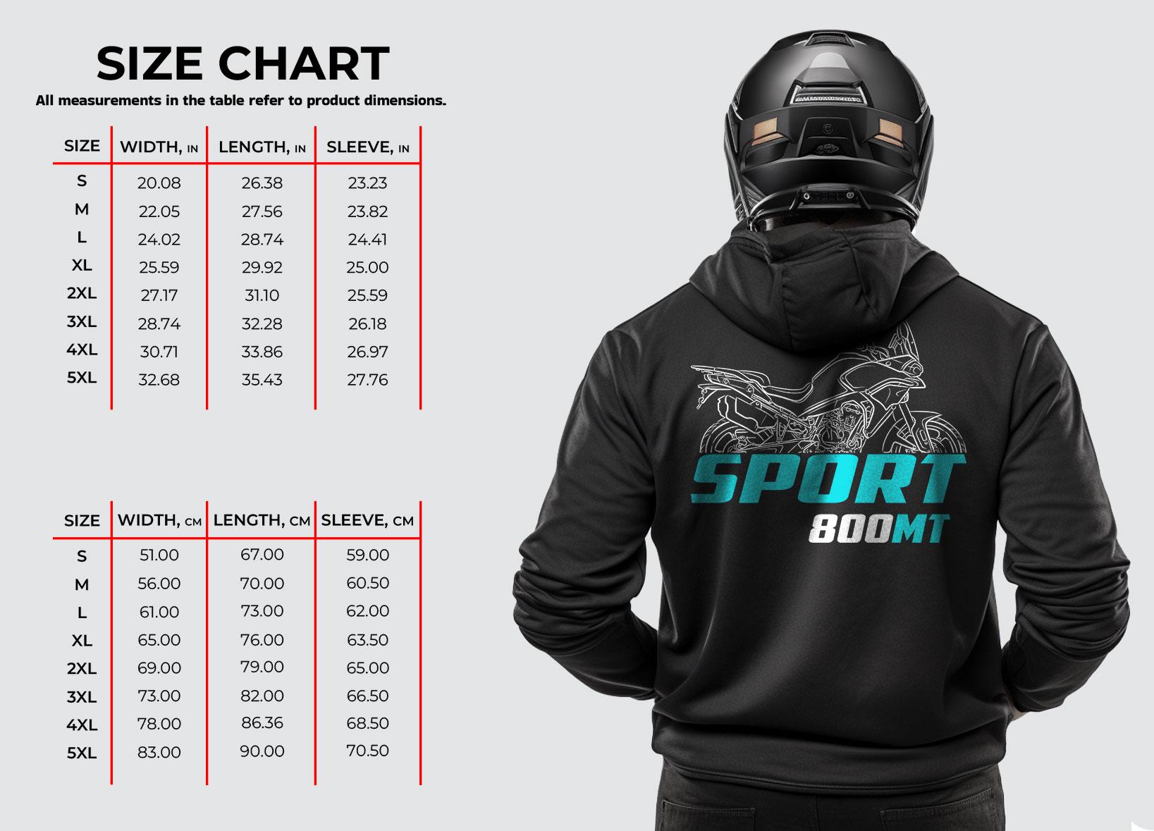 CFMoto 800MT Sport 2022 - 2024 Inspired Hoodie - Motorcycle Sweatshirt for Riders