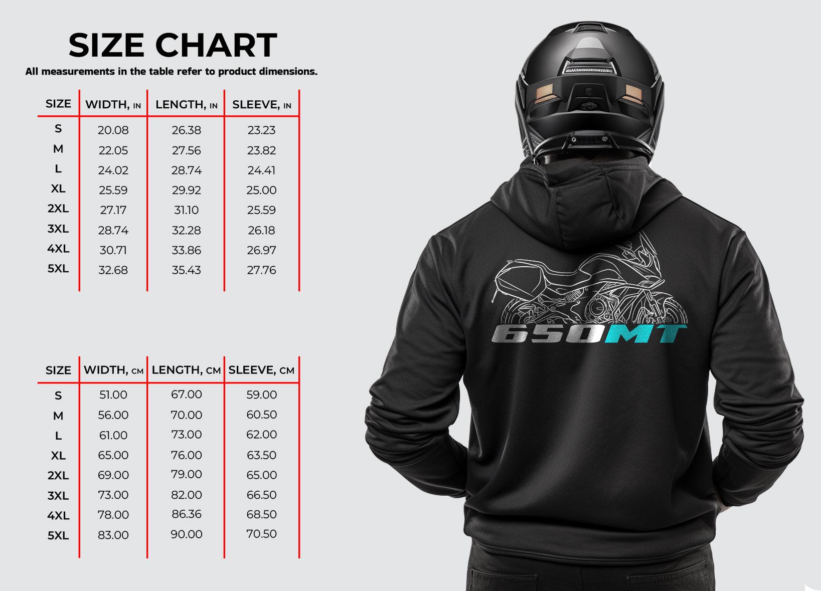 CFMoto 650MT 2018 - 2024 Inspired Hoodie - Motorcycle Sweatshirt for Riders
