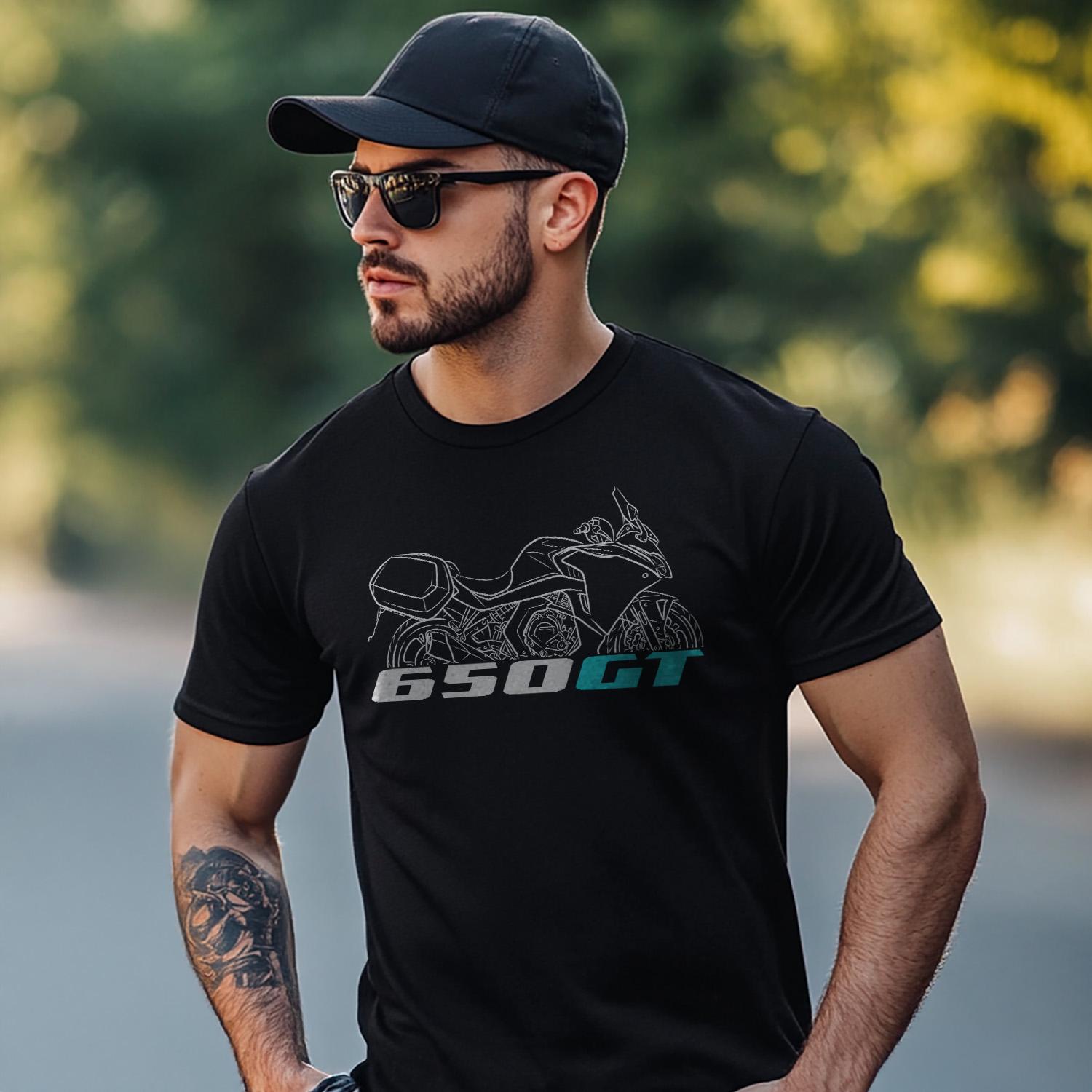 CFMoto 650GT Inspired T-Shirt - Motorcycle Tee Shirt for Riders