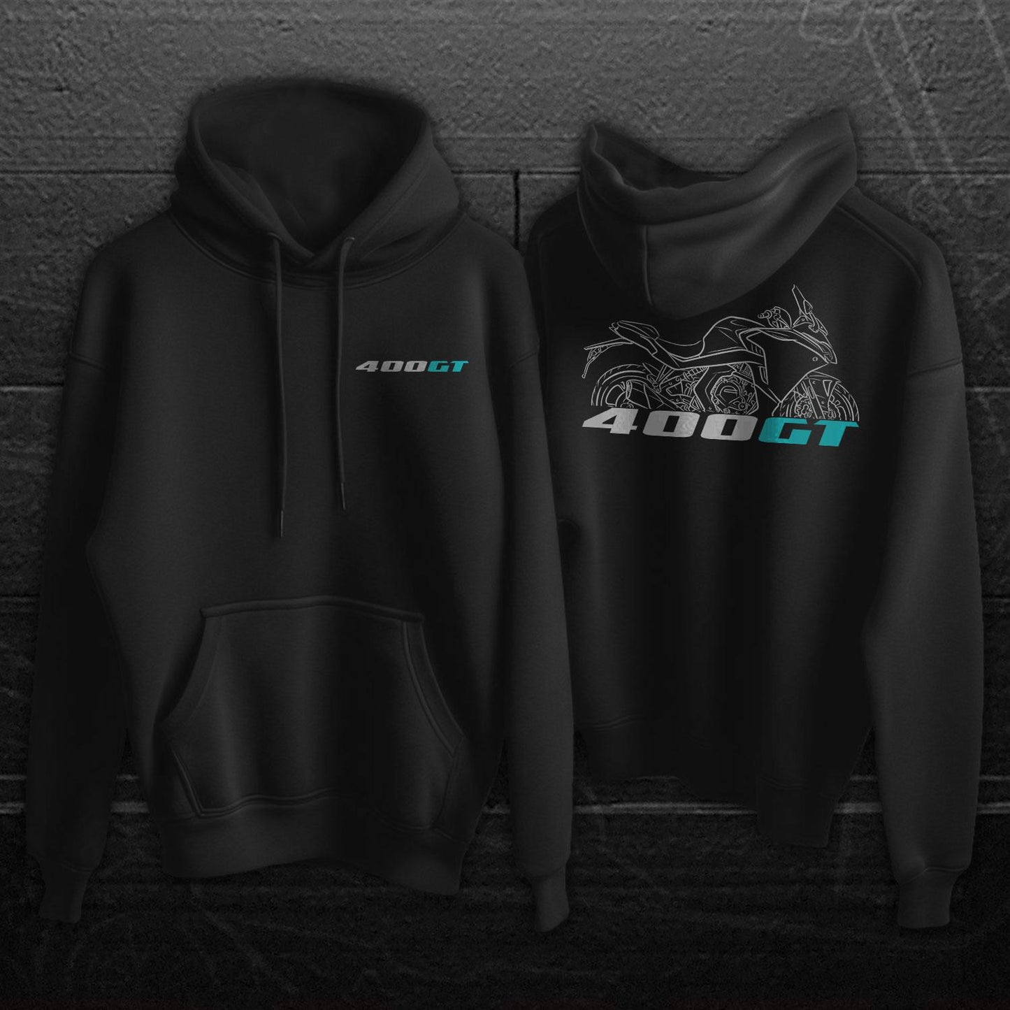 CFMoto 400GT 2019 - 2022 Inspired Hoodie - Motorcycle Sweatshirt for Riders