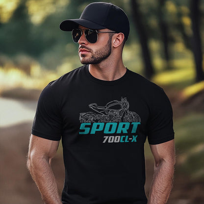 CFMoto 700 CL-X Sport 2022 - 2024 Inspired T-Shirt - Motorcycle Tee Shirt for Riders