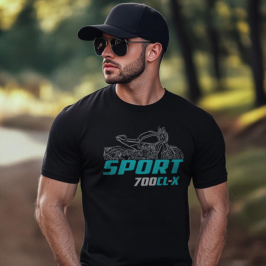CFMoto 700 CL-X Sport 2022 - 2024 Inspired T-Shirt - Motorcycle Tee Shirt for Riders