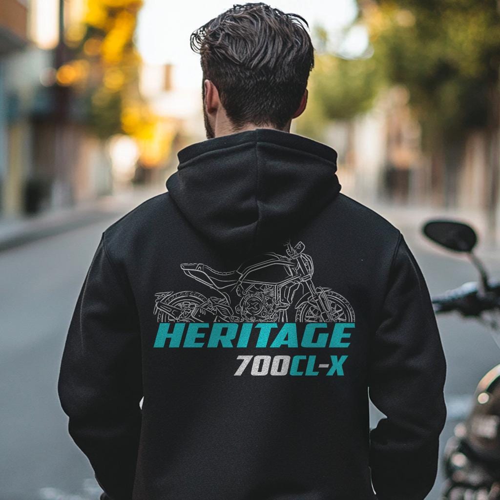 CFMoto 700 CL-X Heritage 2021 - 2024 Inspired Hoodie - Motorcycle Sweatshirt for Riders