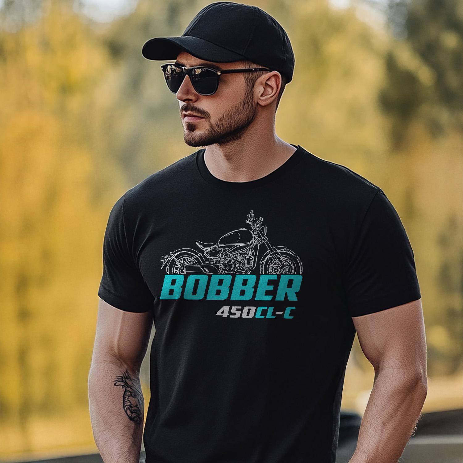 CFMoto 450CL-C Bobber 2024 Inspired T-Shirt - Motorcycle Tee Shirt for Riders