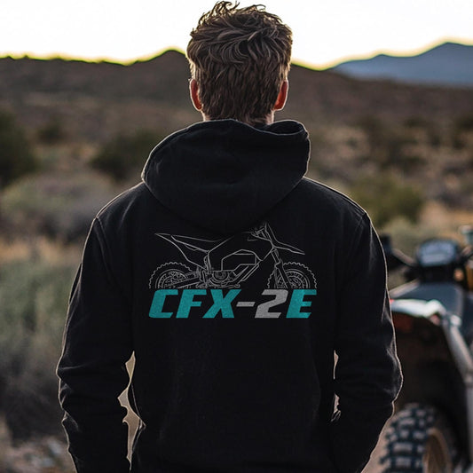 CFMoto CFX-2E 2025 Inspired Hoodie - Motorcycle Sweatshirt for Riders
