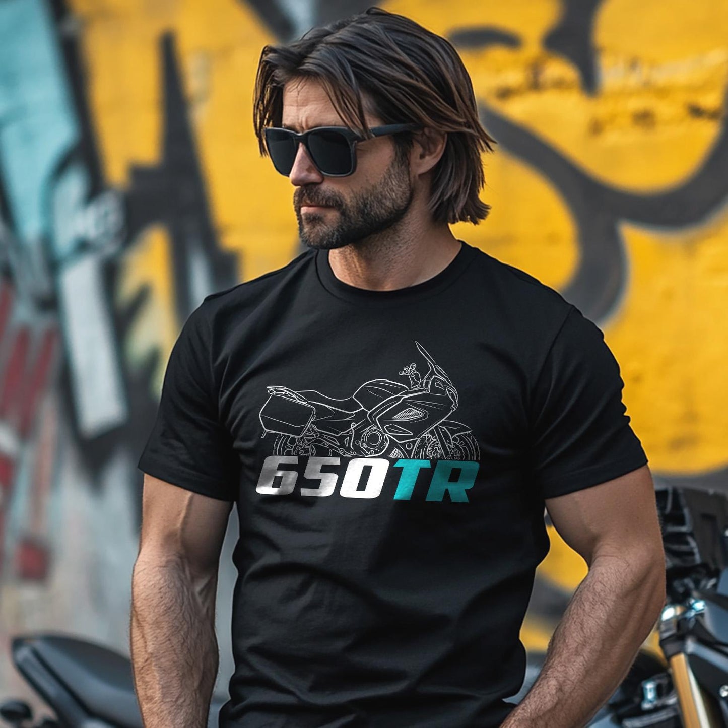 CFMoto 650TR 2013 Inspired T-Shirt - Motorcycle Tee Shirt for Riders