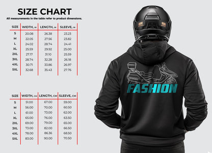 CFMoto Fashion Scooter Inspired Hoodie - Motorcycle Sweatshirt for Riders