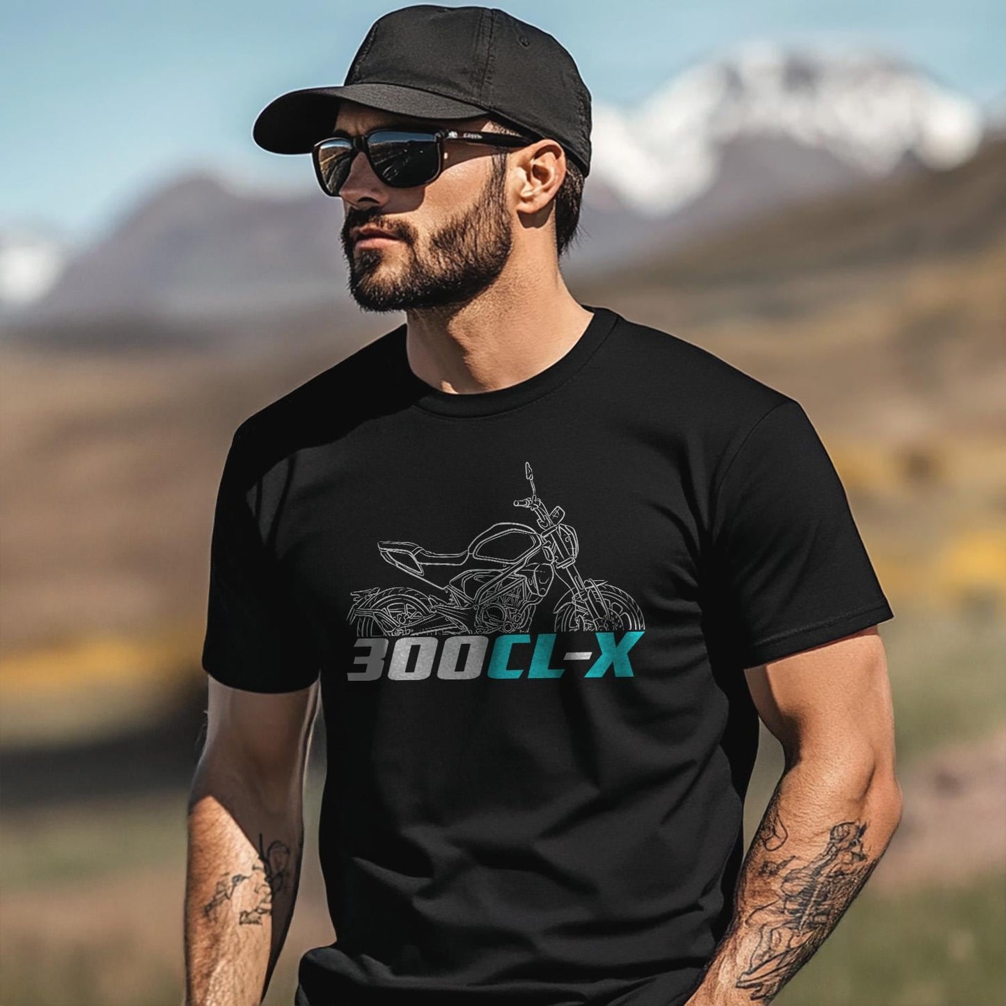 CFMoto 300CL-X 2024 Inspired T-Shirt - Motorcycle Tee Shirt for Riders
