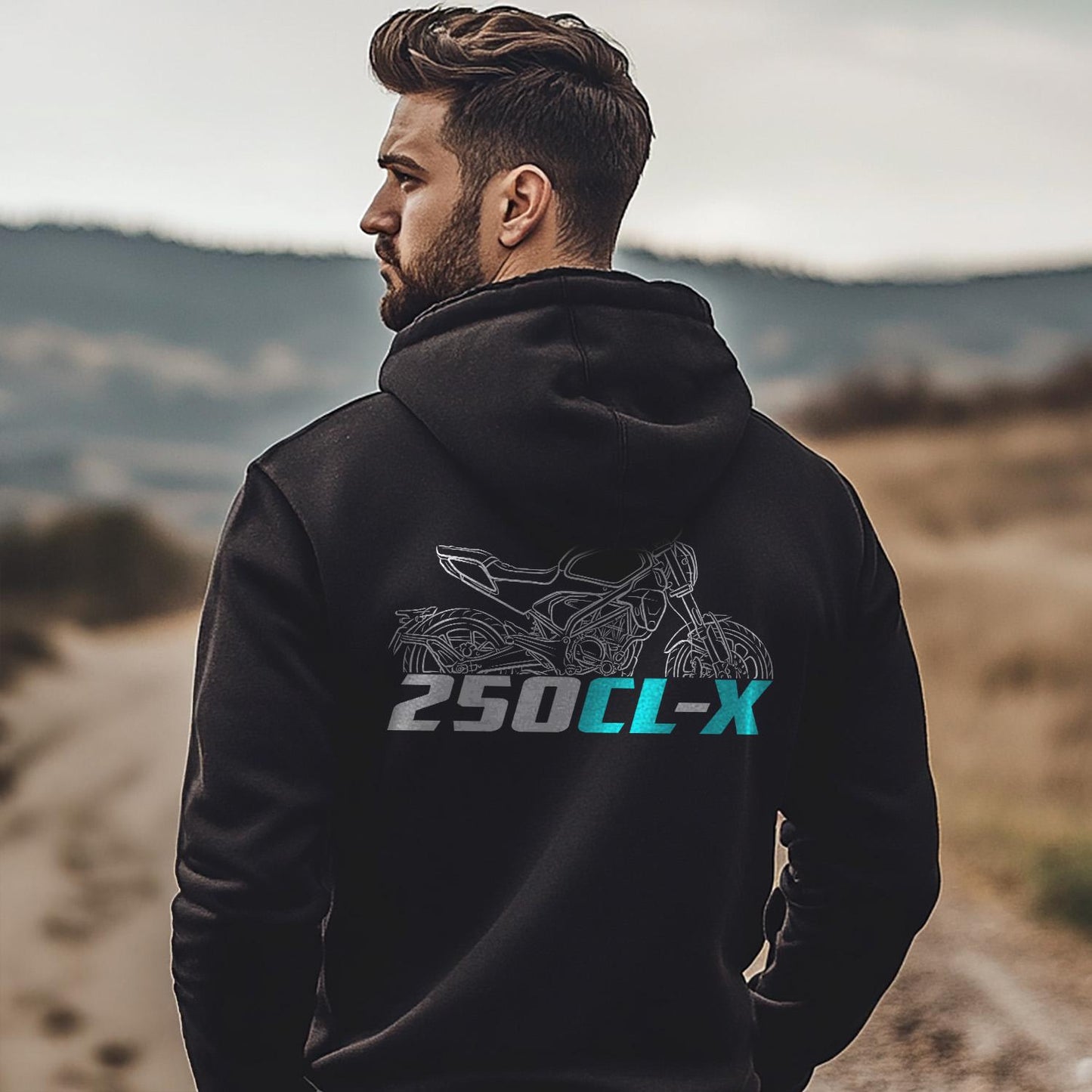 CFMoto 250CL-X 2024 Inspired Hoodie - Motorcycle Sweatshirt for Riders