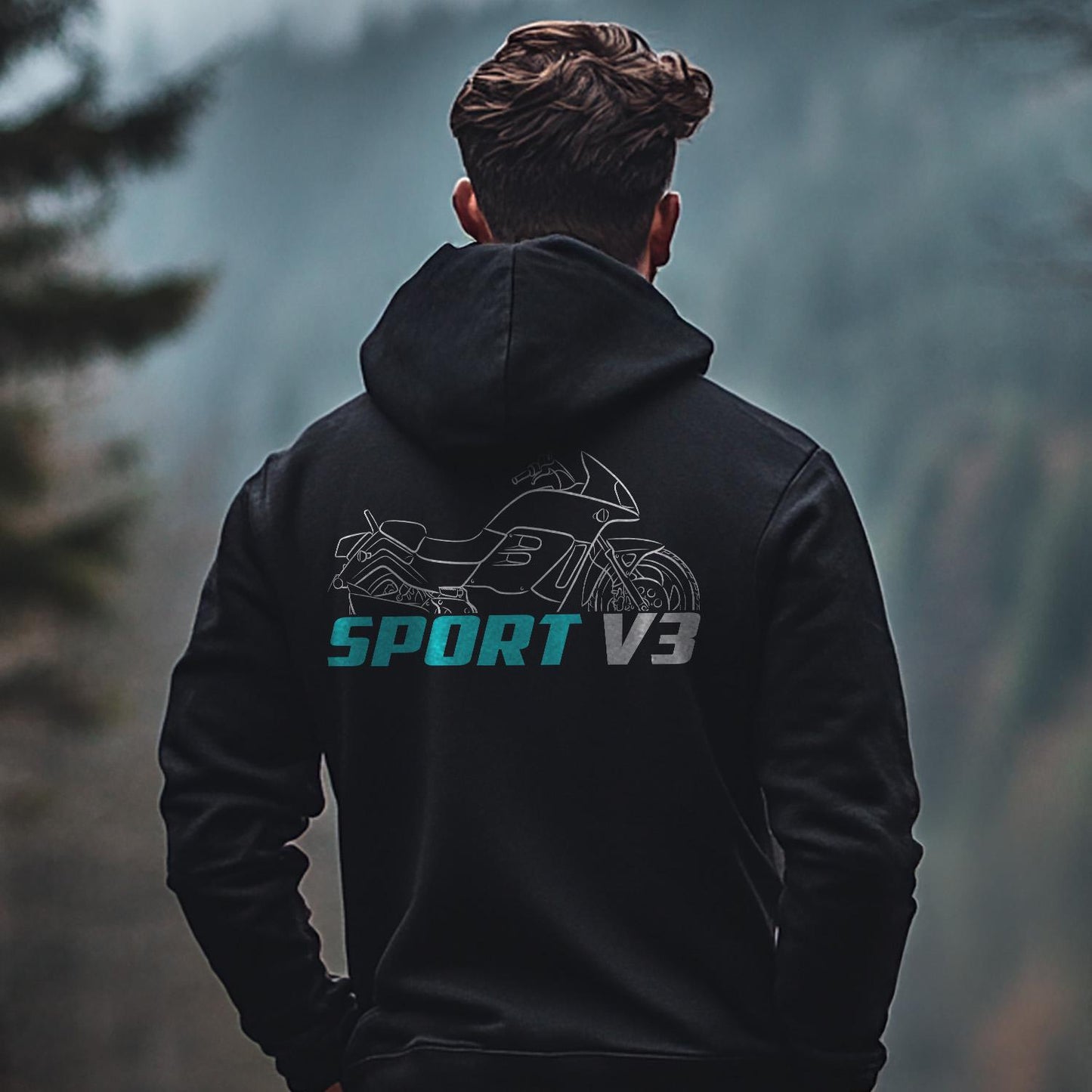 CFMoto V3 Sport ( CF250T-3 ) Inspired Hoodie - Motorcycle Sweatshirt for Riders
