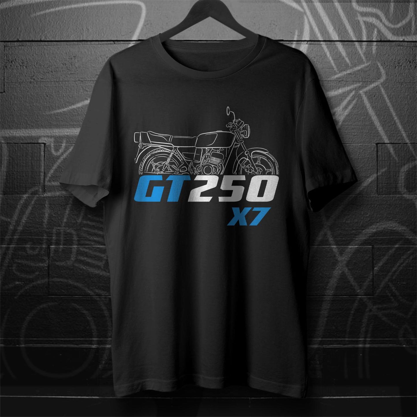 Suzuki GT 250 X7 | X-7 250 Inspired T-Shirt - Motorcycle Tee Shirt for Riders