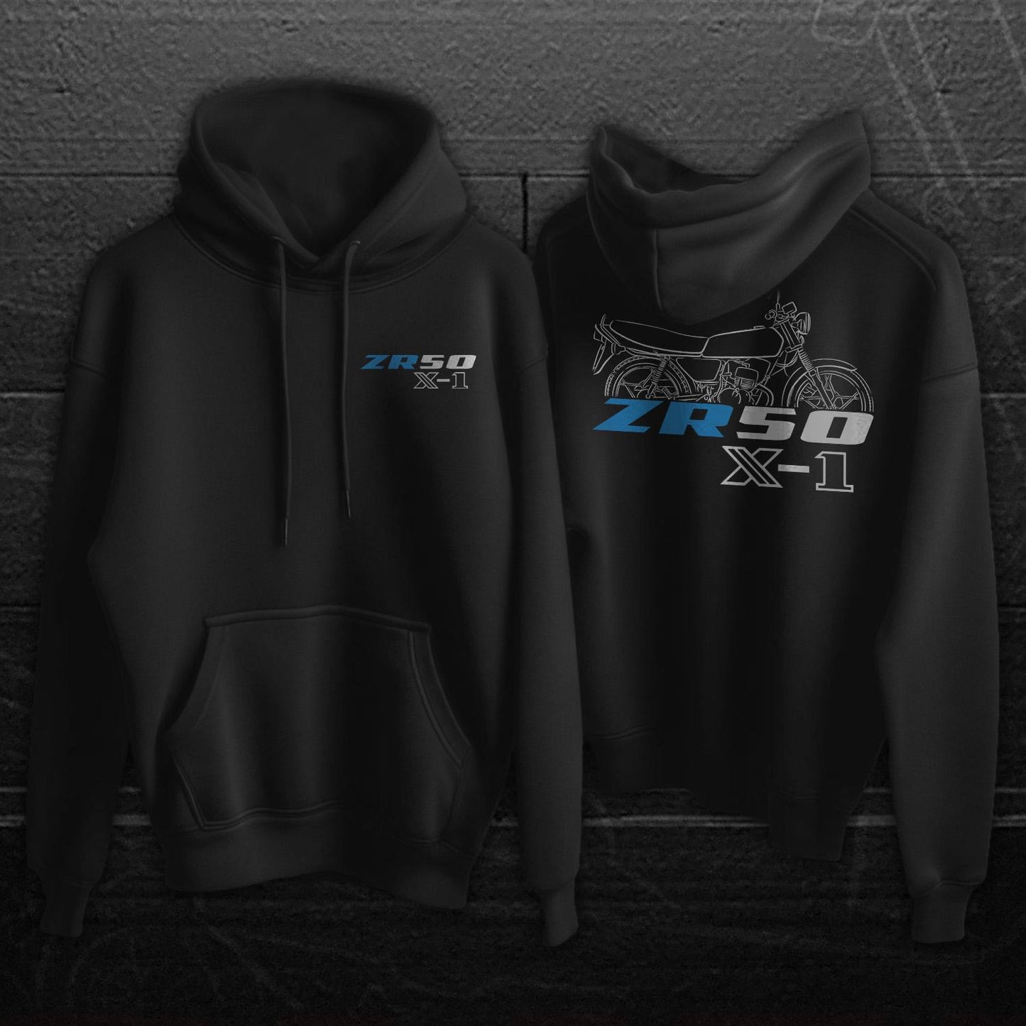 Suzuki ZR50 X1 | S & SL Inspired Hoodie - Motorcycle Sweatshirt for Riders