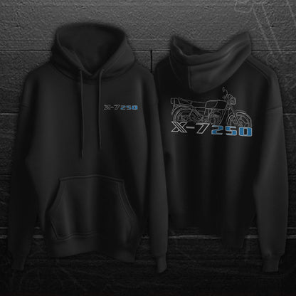 Suzuki GT 250 X7 | X-7 250 Inspired Hoodie - Motorcycle Sweatshirt for Riders
