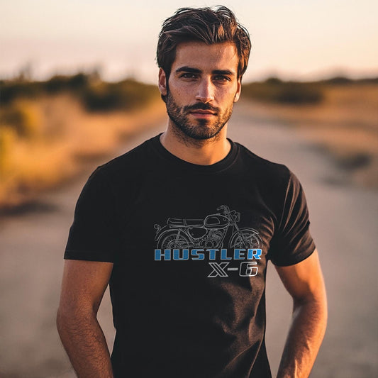 Suzuki X6 Hustler & T20 Inspired T-Shirt - Motorcycle Tee Shirt for Riders