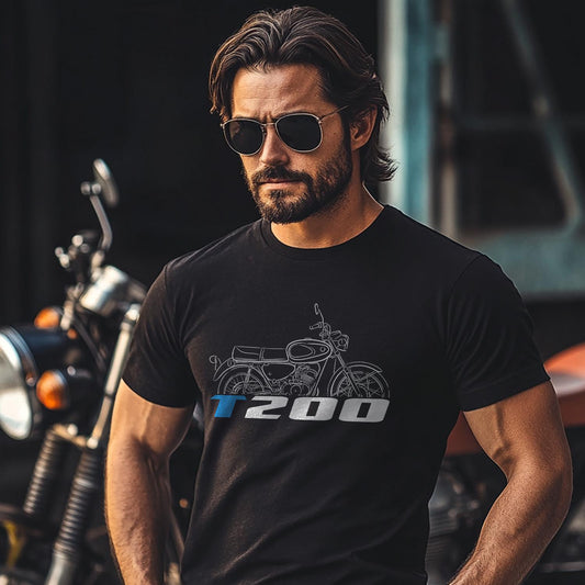 Suzuki T200 & X5 Invader Inspired T-Shirt - Motorcycle Tee Shirt for Riders