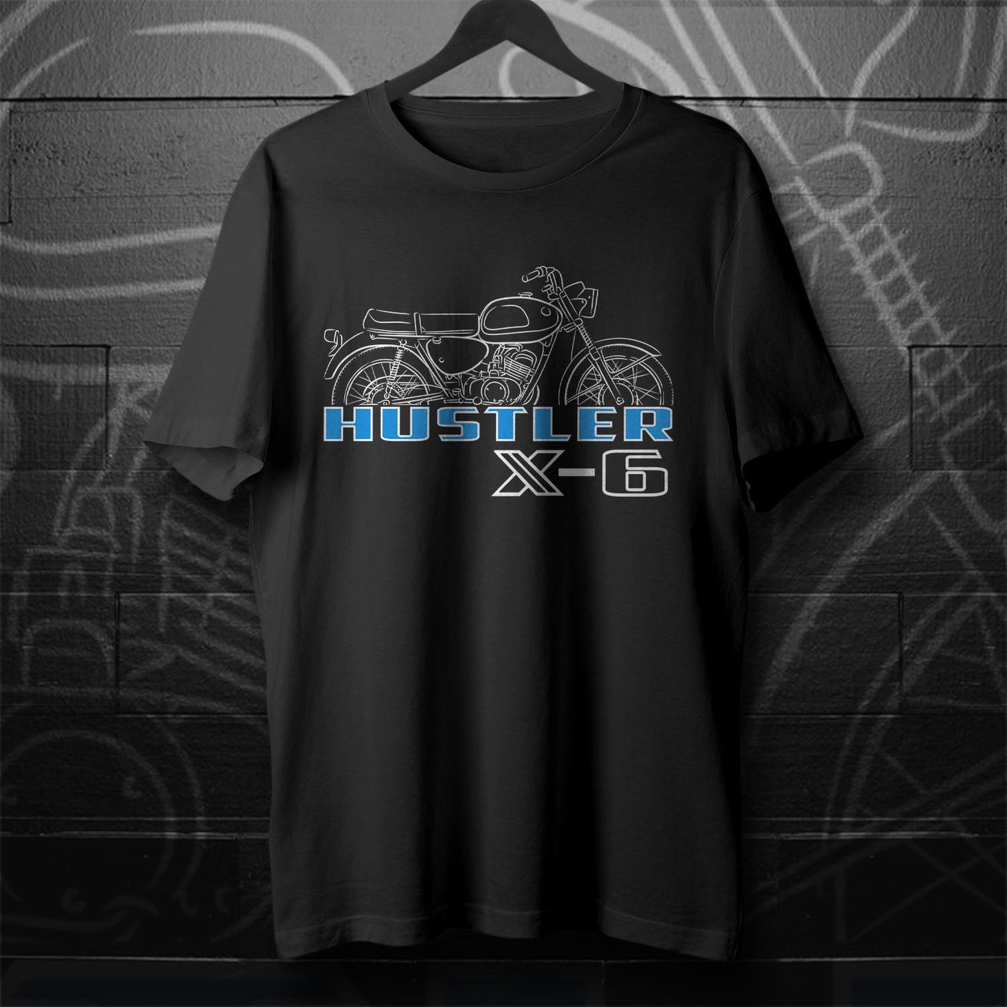 Suzuki X6 Hustler & T20 Inspired T-Shirt - Motorcycle Tee Shirt for Riders