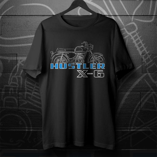 Suzuki X6 Hustler & T20 Inspired T-Shirt - Motorcycle Tee Shirt for Riders