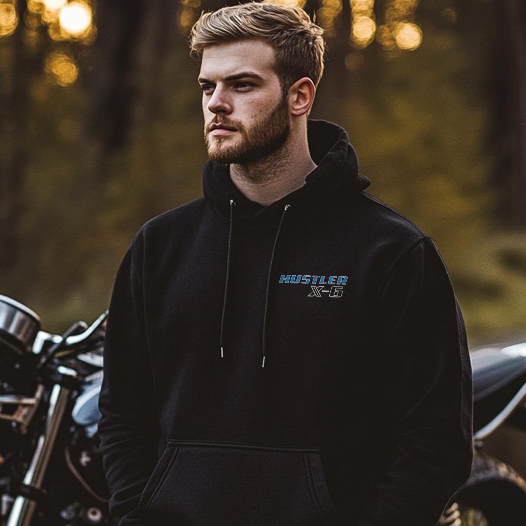 Suzuki X6 Hustler & T20 Inspired Hoodie - Motorcycle Sweatshirt for Riders