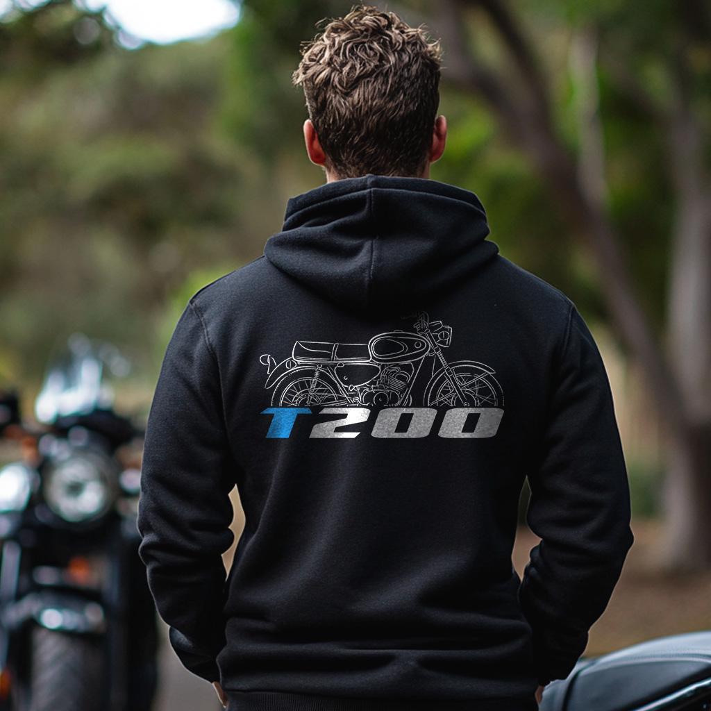 Suzuki T200 & X5 Invader Inspired Hoodie - Motorcycle Sweatshirt for Riders