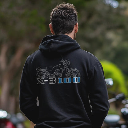Suzuki X3 Inspired Hoodie - Motorcycle Sweatshirt for Riders