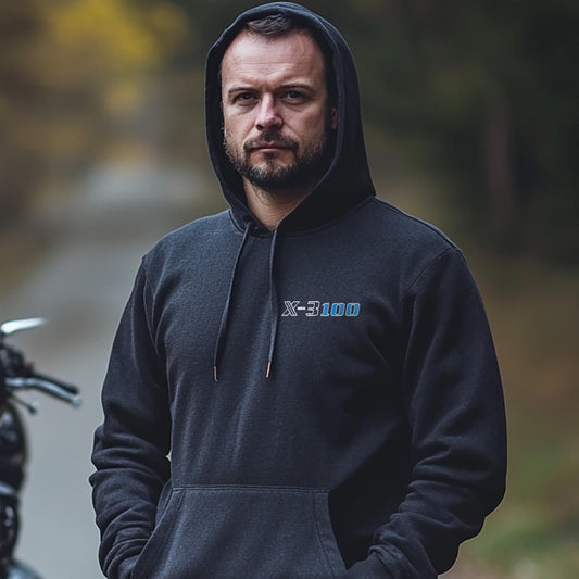 Suzuki X3 Inspired Hoodie - Motorcycle Sweatshirt for Riders