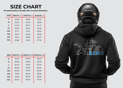 Suzuki X3 Inspired Hoodie - Motorcycle Sweatshirt for Riders