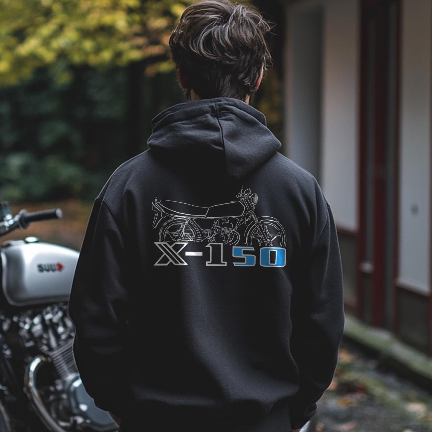 Suzuki X1 & ZR50 1979 - 1983 Inspired Hoodie - Motorcycle Sweatshirt for Riders