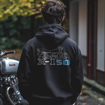 Suzuki X1 & ZR50 1979 - 1983 Inspired Hoodie - Motorcycle Sweatshirt for Riders