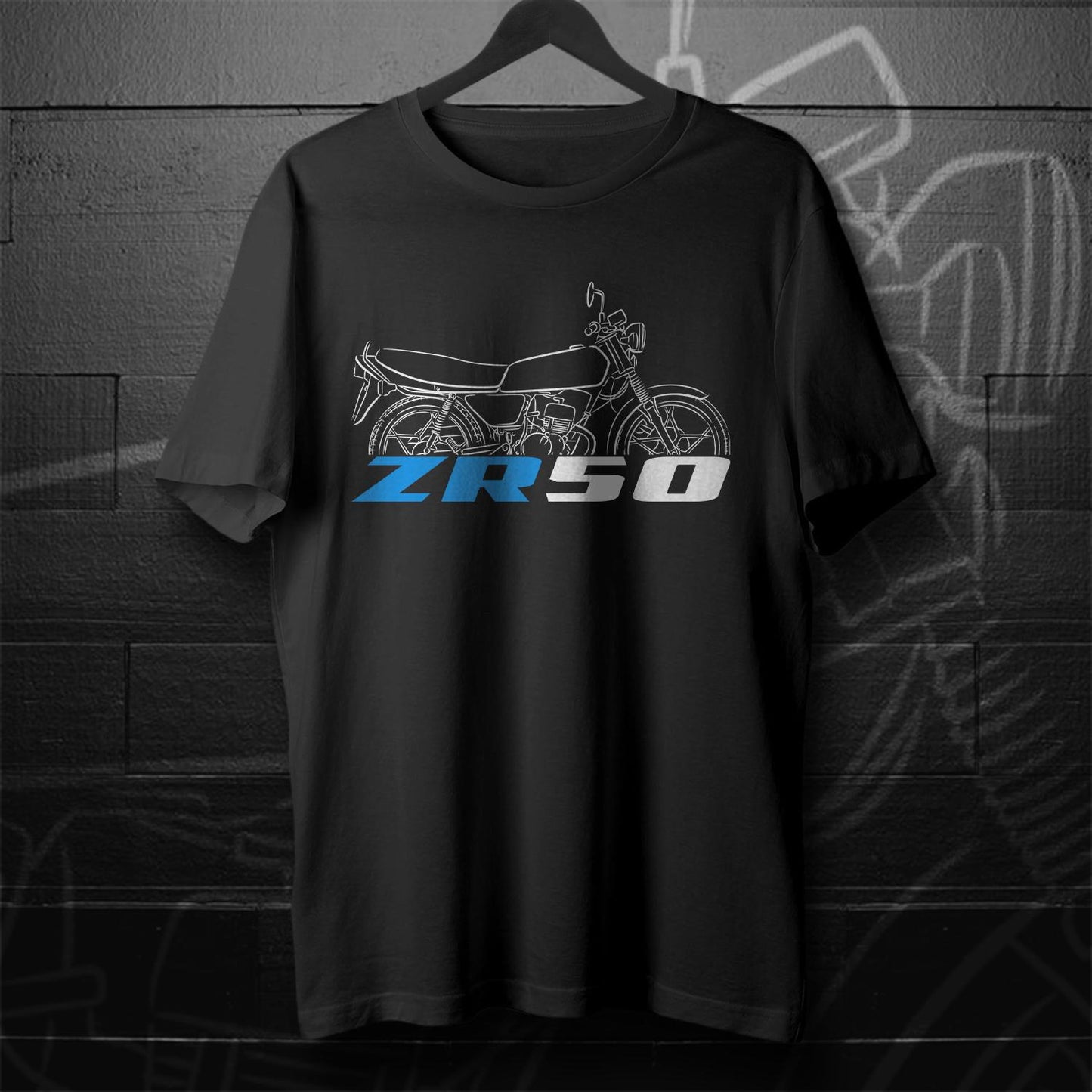 Suzuki X1 & ZR50 1979 - 1983 Inspired T-Shirt - Motorcycle Tee Shirt for Riders