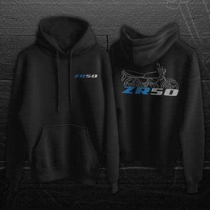 Suzuki X1 & ZR50 1979 - 1983 Inspired Hoodie - Motorcycle Sweatshirt for Riders