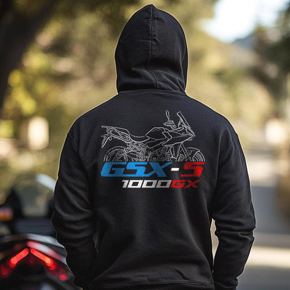 Suzuki GSX-S1000 GX & GX+ Plus Inspired Hoodie - Motorcycle Sweatshirt for Riders