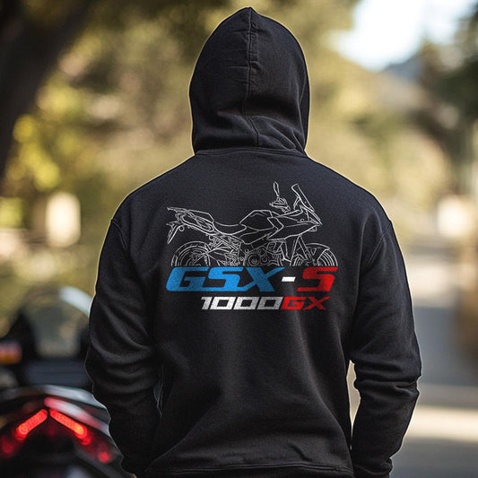 Suzuki GSX-S1000 GX & GX+ Plus Inspired Hoodie - Motorcycle Sweatshirt for Riders