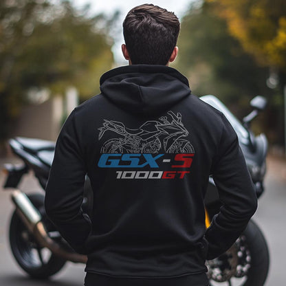 Suzuki GSX-S 1000 GT & GT+ Plus Inspired Hoodie - Motorcycle Sweatshirt for Riders