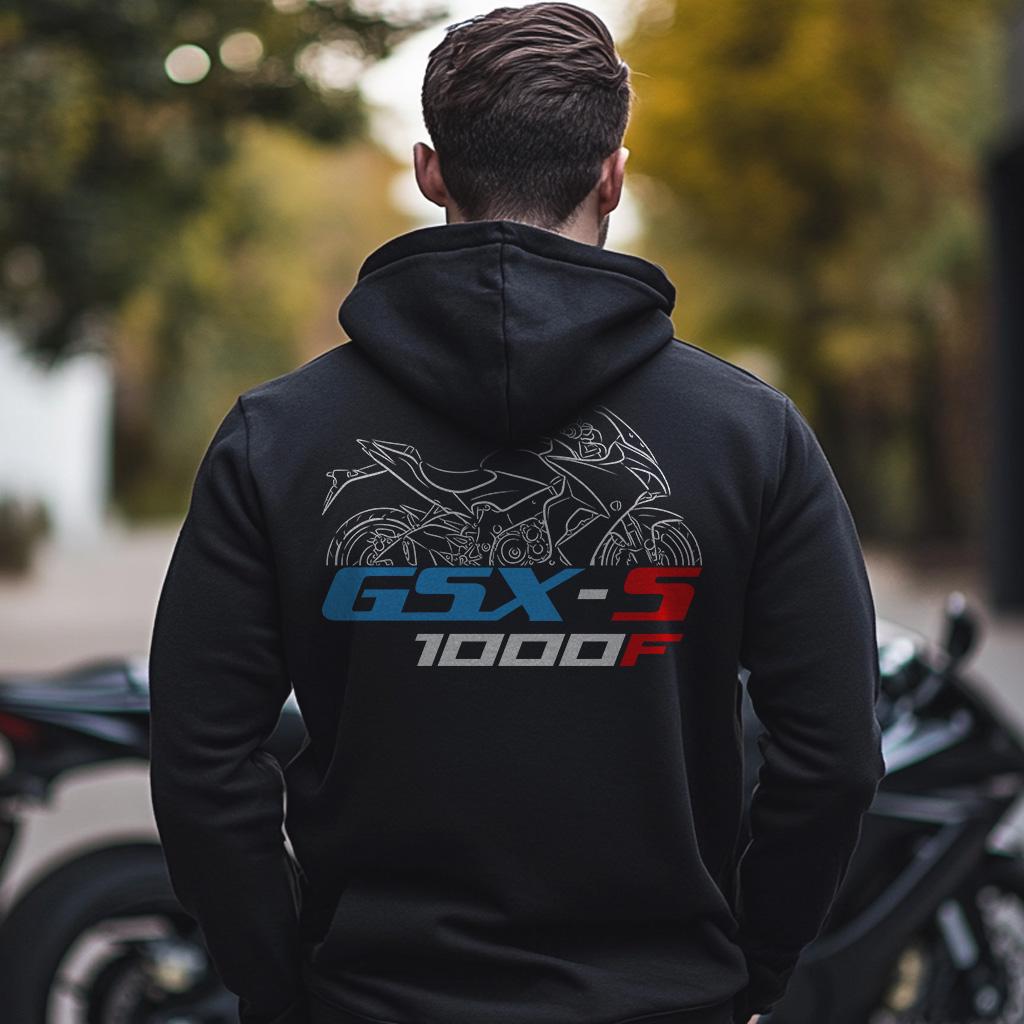Suzuki GSX-S 1000F Inspired Hoodie - Motorcycle Sweatshirt for Riders