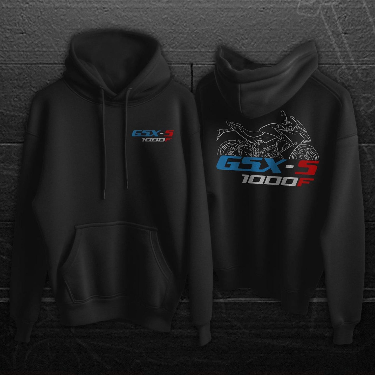 Suzuki GSX-S 1000F Inspired Hoodie - Motorcycle Sweatshirt for Riders