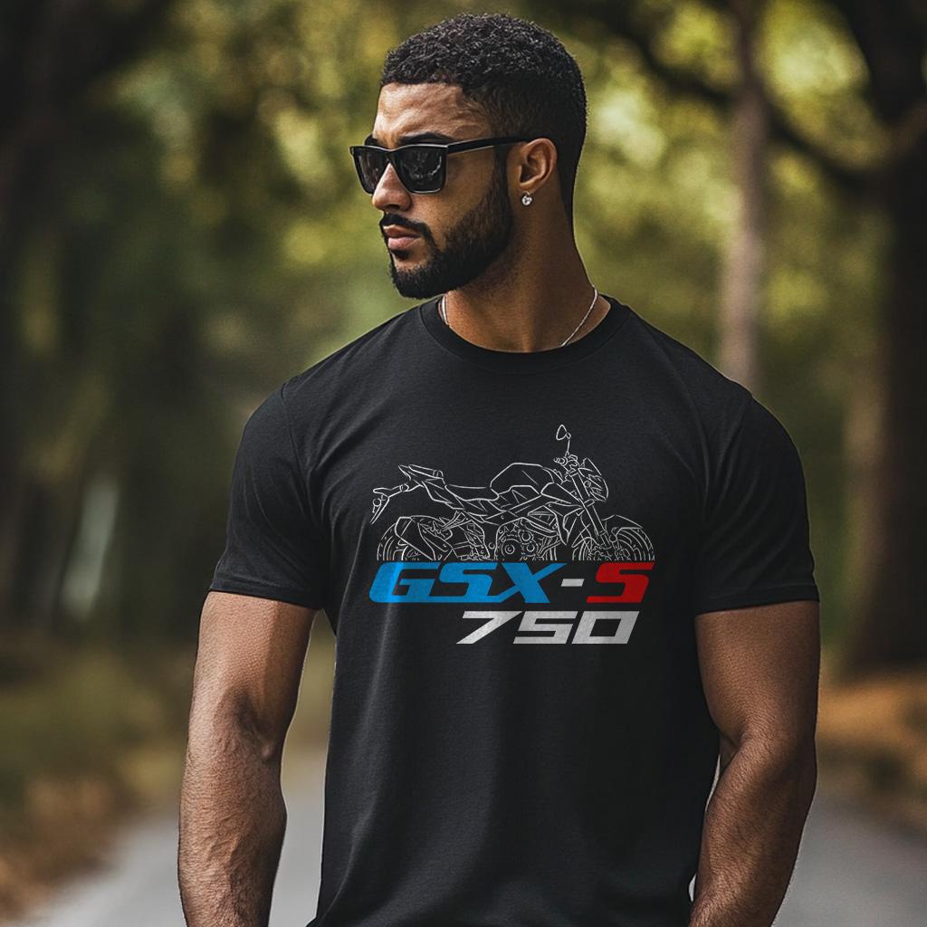 Suzuki GSX-S 750 Inspired T-Shirt - Motorcycle Tee Shirt for Riders