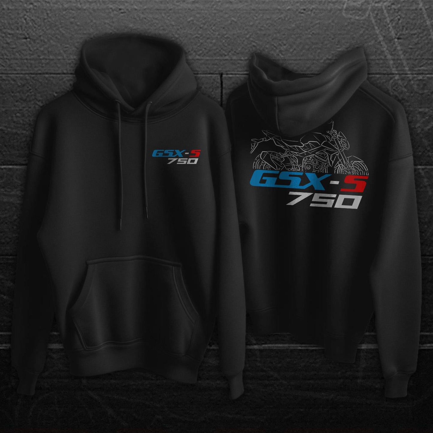 Suzuki GSX-S 750 Inspired Hoodie - Motorcycle Sweatshirt for Riders