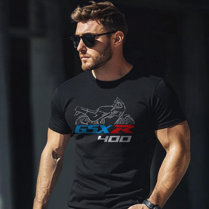 Suzuki GSX-R400 Inspired T-Shirt - Motorcycle Tee Shirt for Riders