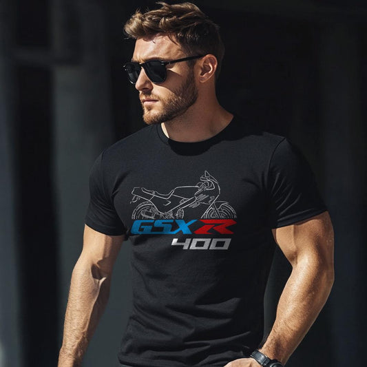 Suzuki GSX-R400 Inspired T-Shirt - Motorcycle Tee Shirt for Riders